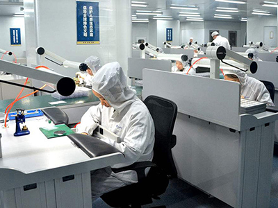 藍天風機為伯恩光學提供風淋室凈化風機技術支持
